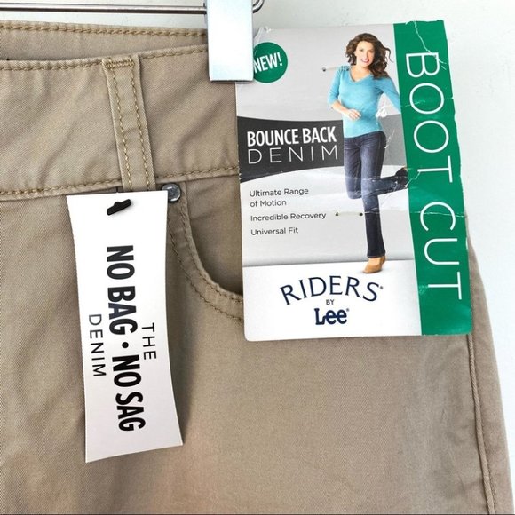 Riders by Lee Women's Tan Bootcut Pants - Picture 7 of 11